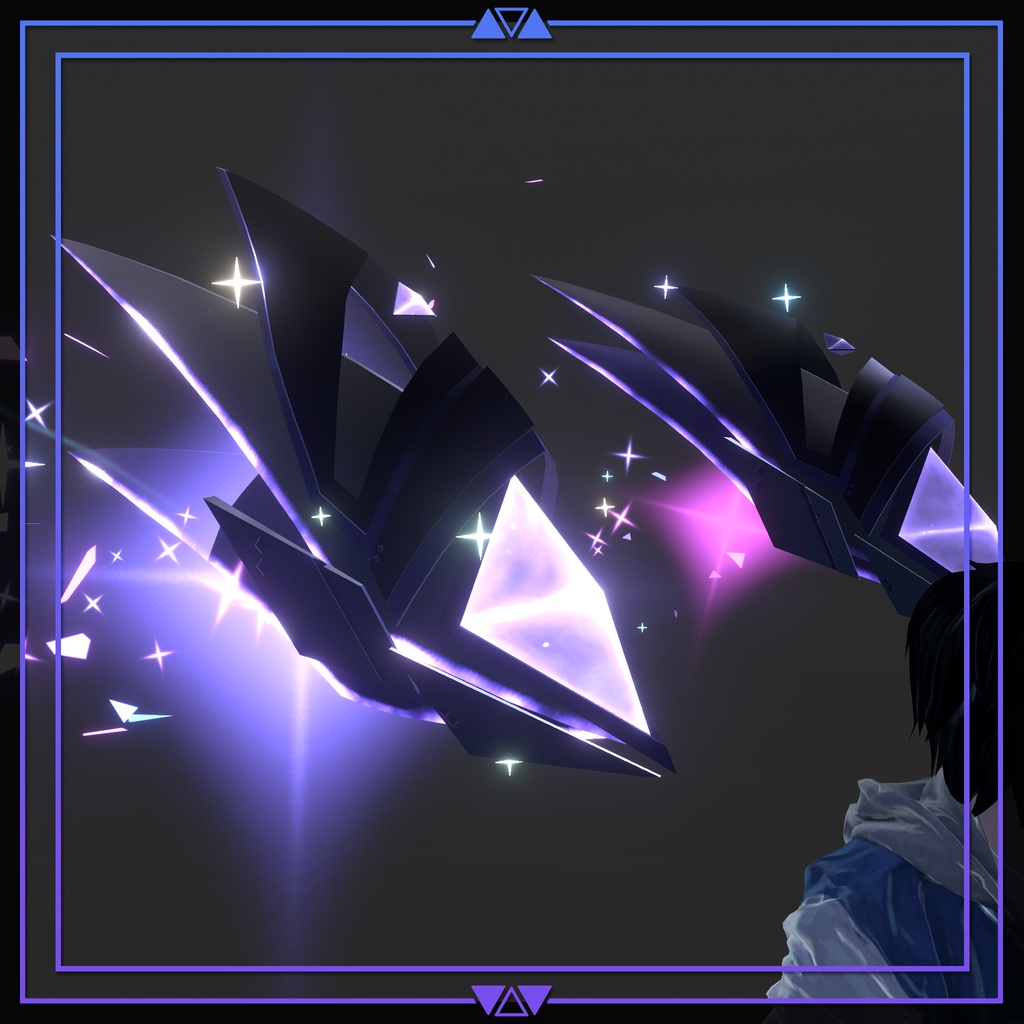 【Unity/VRChat パーティクル】Void's Crystal Cannons