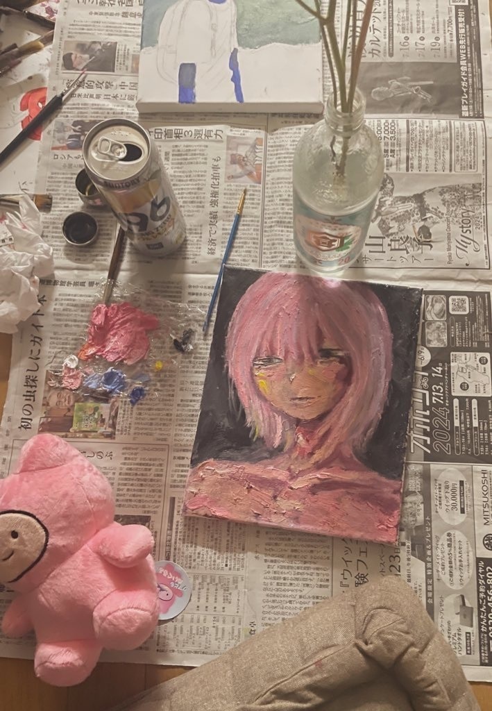 ミキくん　油絵