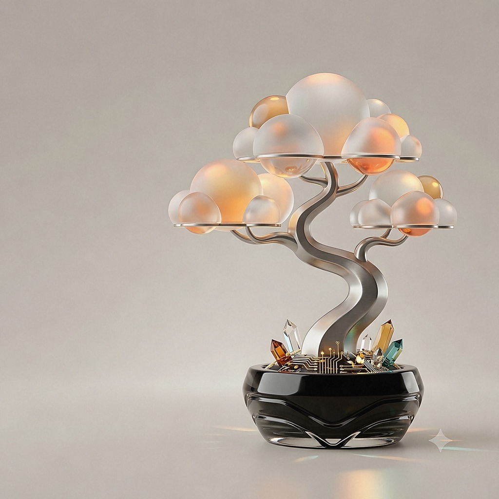 ガラスの生け花 vol.2|3D Glass Ikebana Gold & Crystal Set