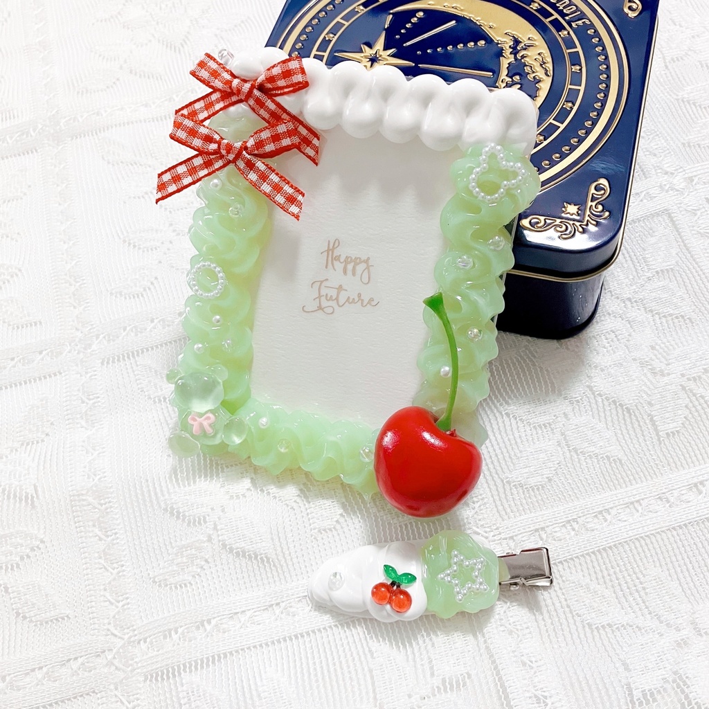 ホイップデコ トレカケース 硬質ケース ヘアクリップ CreamSoda