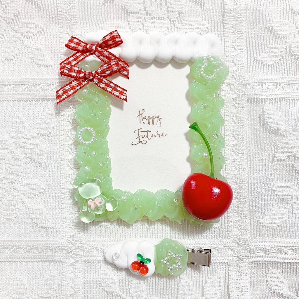 ホイップデコ トレカケース 硬質ケース ヘアクリップ CreamSoda