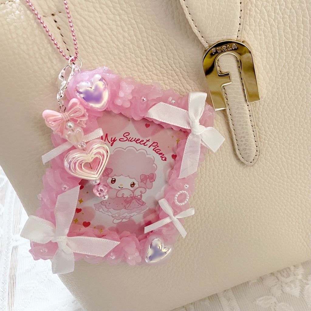 ホイップデコ トレカケース B8 硬質ケース 推し活 ピンク