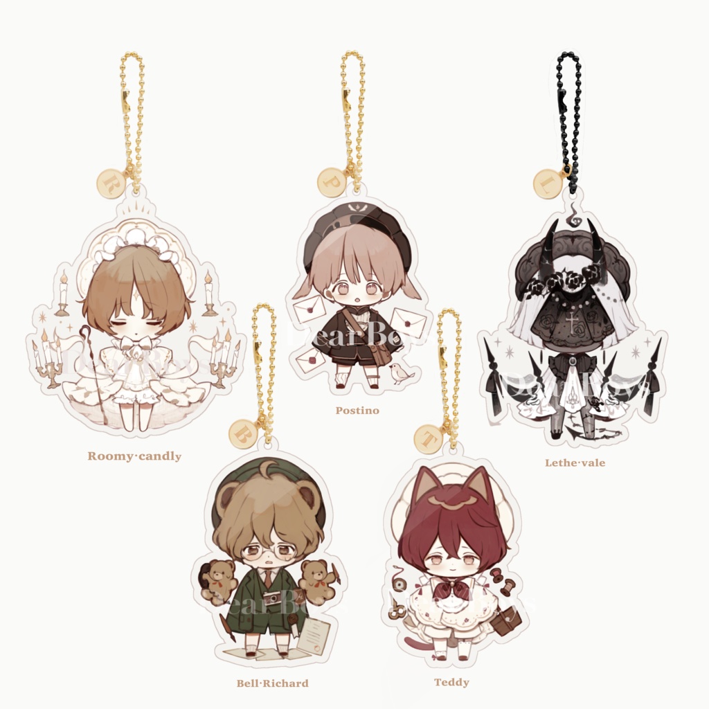 ミニアクリルキーホルダー