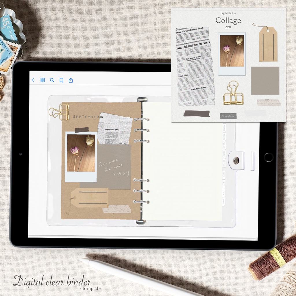 Digitalsticker【Collage-001 】