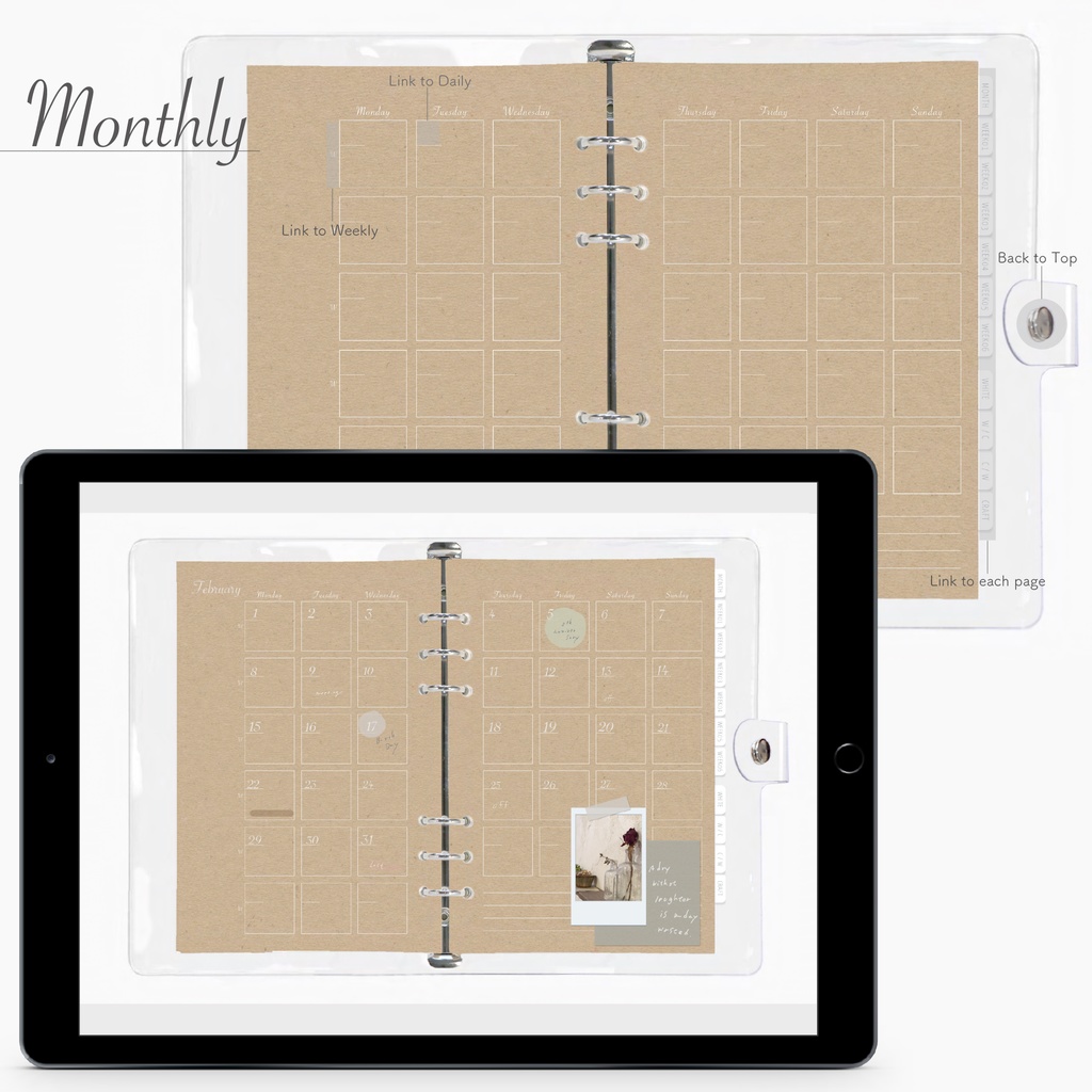 Digital Clear Binder【Craft】
