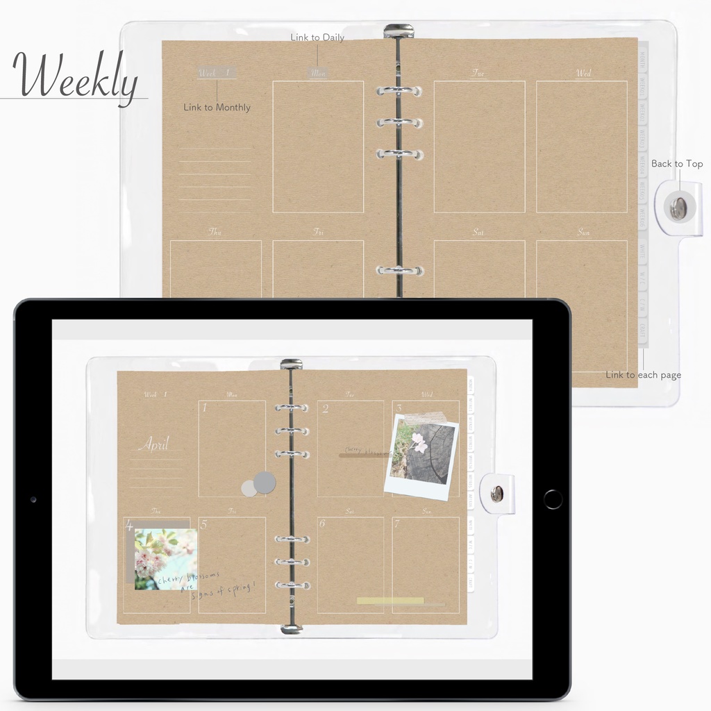 Digital Clear Binder【Craft】