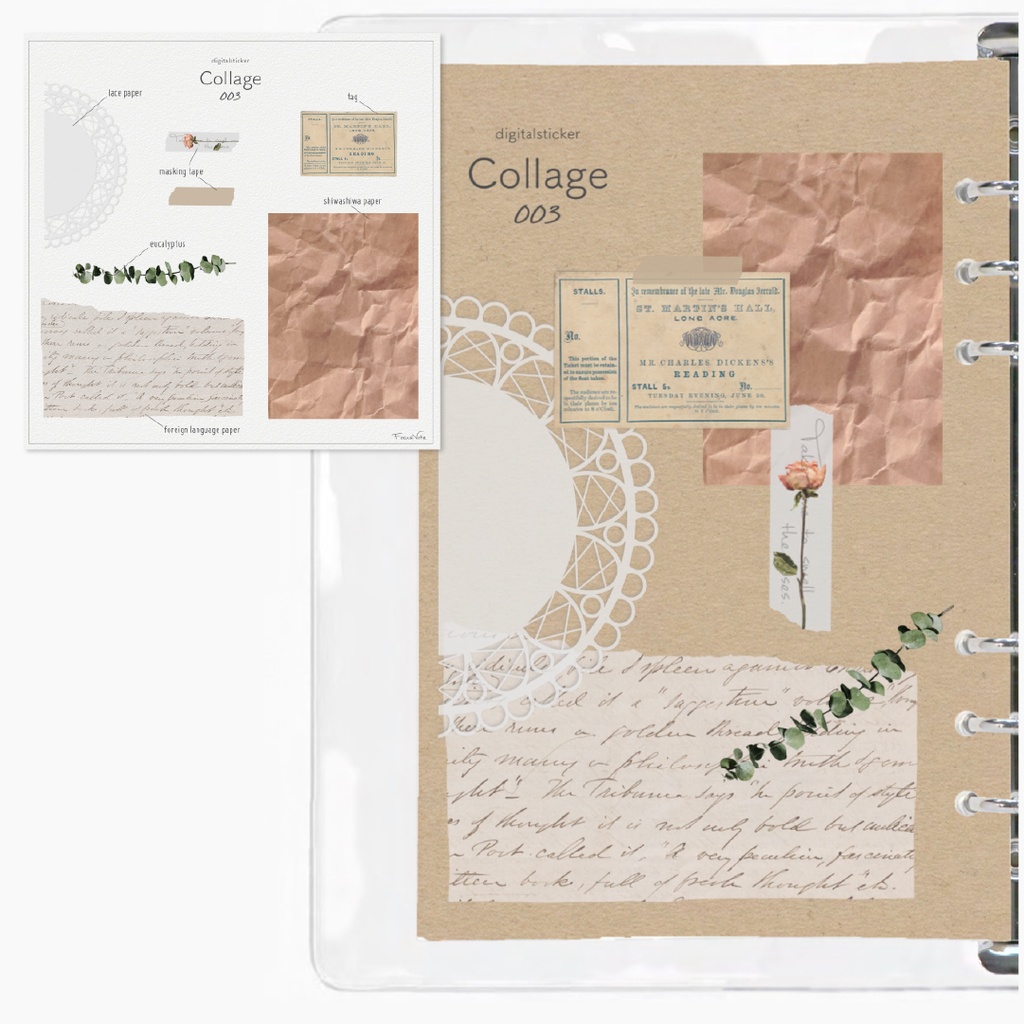 Digitalsticker【Collage-003 】