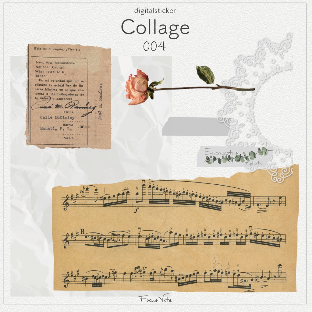 Digitalsticker【Collage-004 】