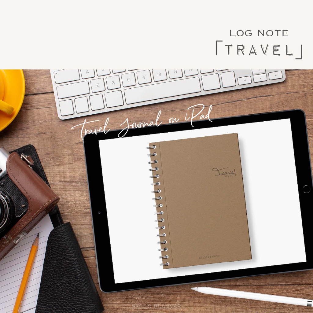 LOG NOTEシリーズ「TRAVEL」*Color:Kraft