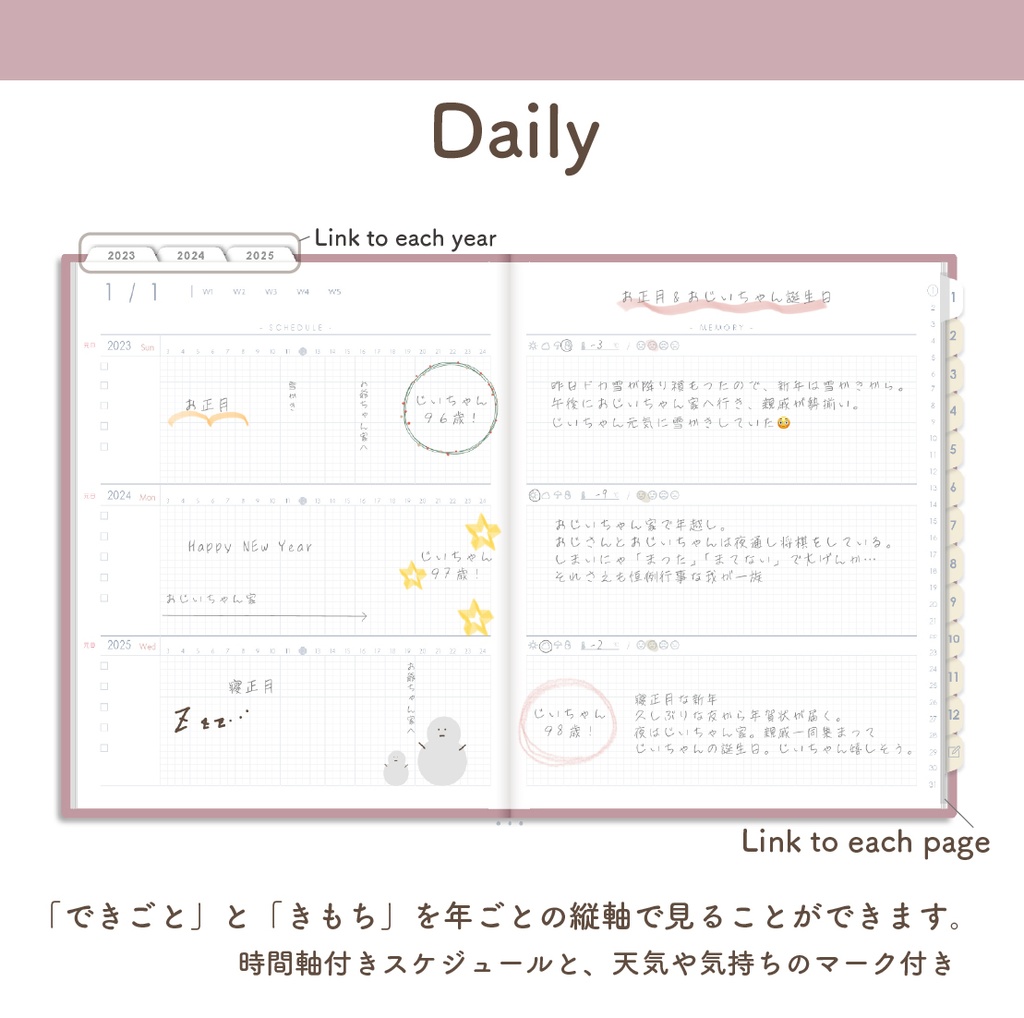 デジタル「3年手帳」(2023-2025)