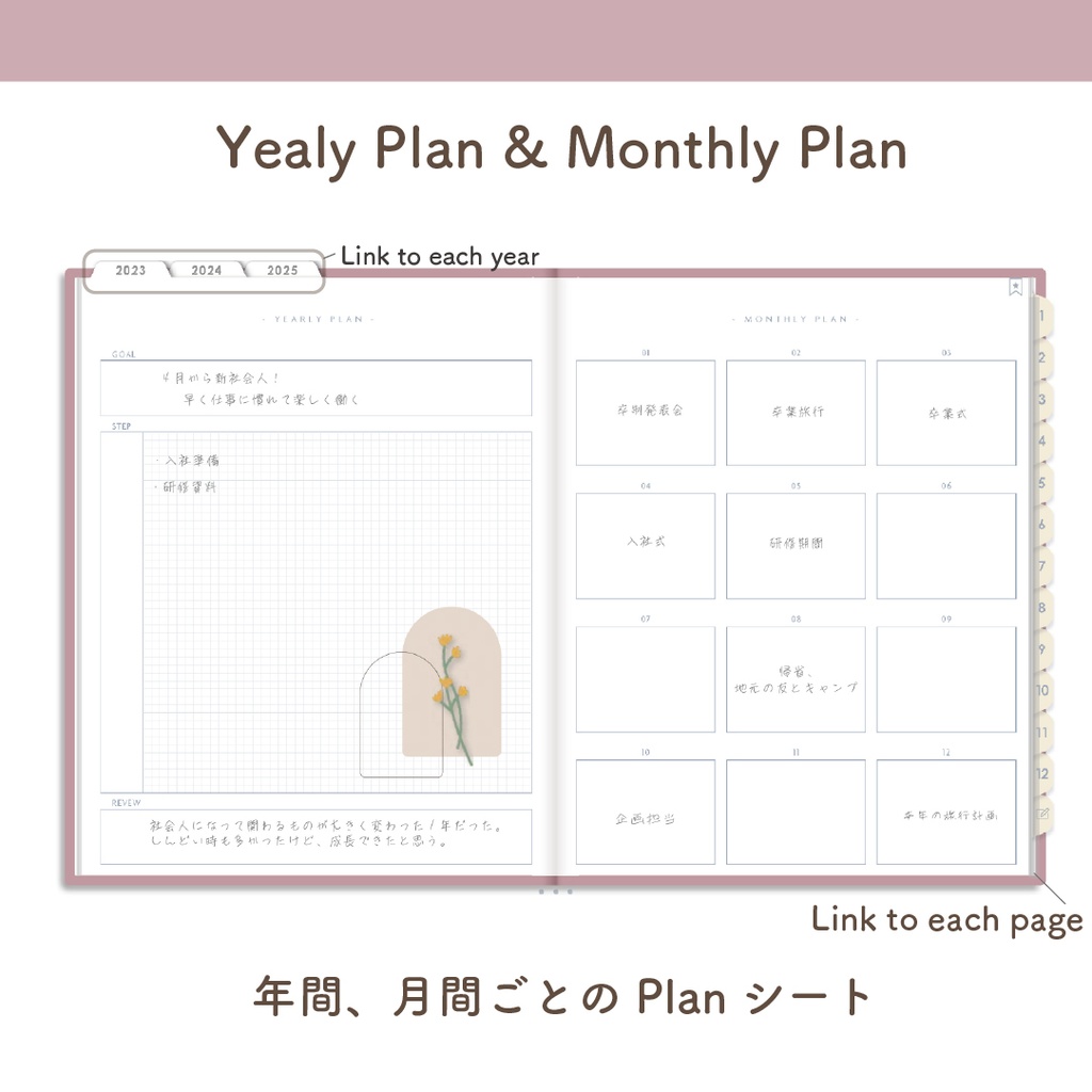 デジタル「3年手帳」(2023-2025)