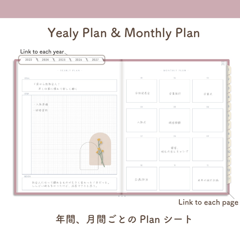 デジタル「5年手帳」(2023-2027)