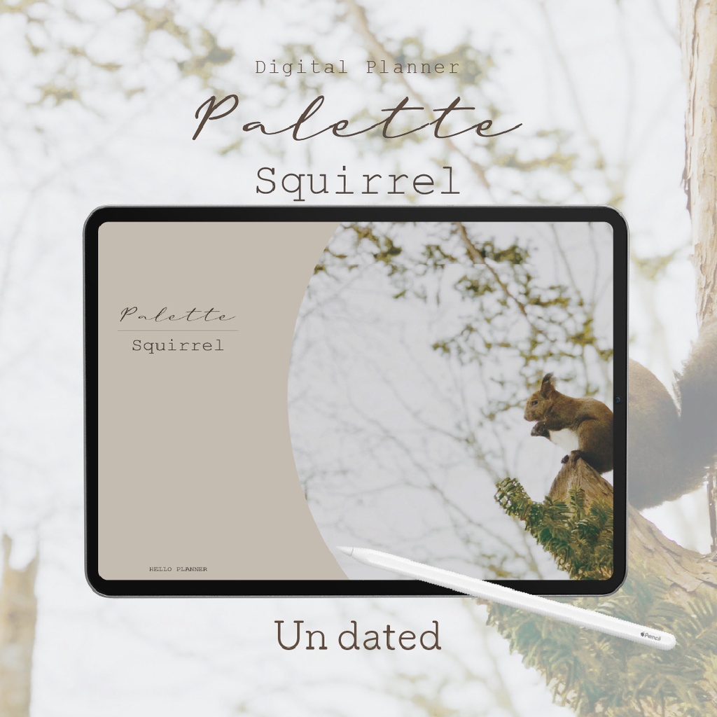 デジタルプランナー 「Palette」(日付なし万年タイプ)