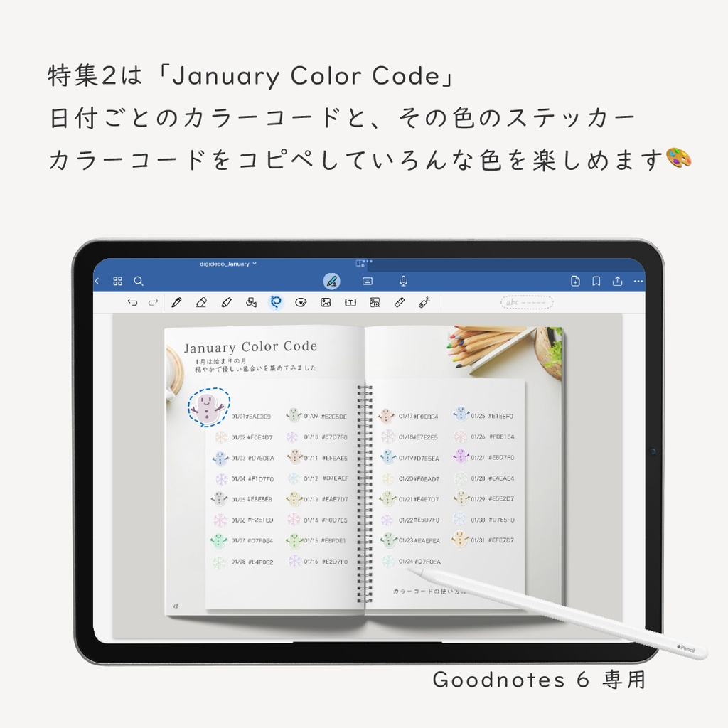 デジタルクラフトブック 「Digi Deco -January -」