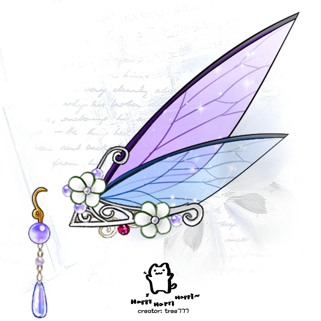 【VTS】【VTuber向け】エルフイヤリング／ヘッドピース [Vtuber Asset] Elf Earrings/Headpieces