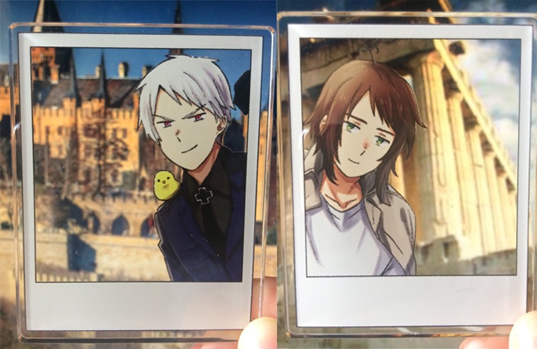 ポラロイド風アクキー