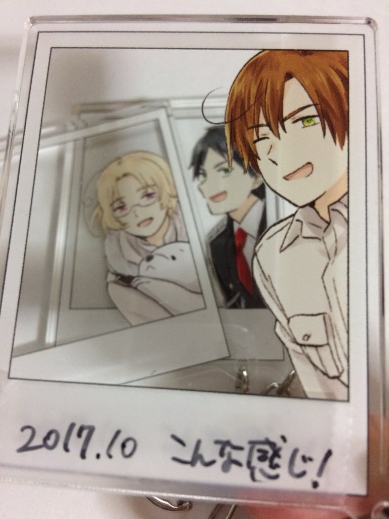 ポラロイド風アクキー