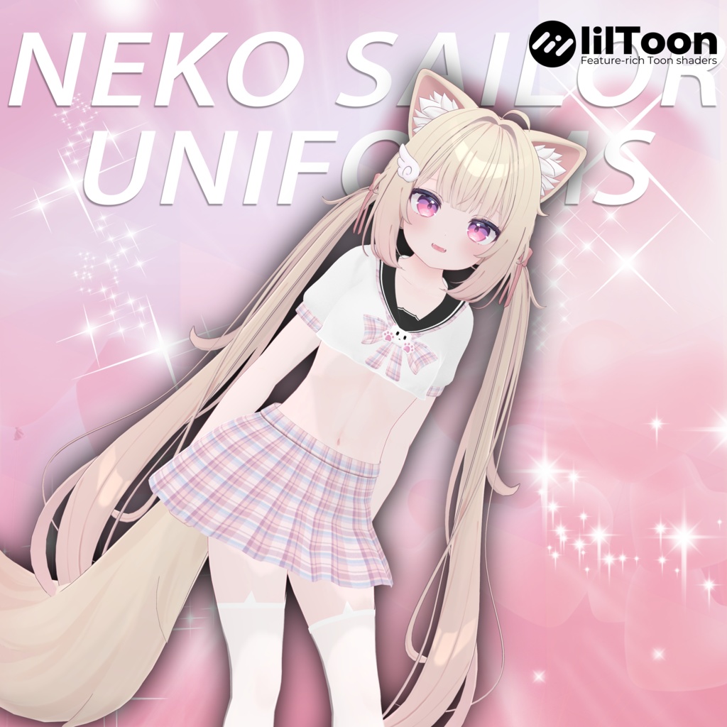 7アバター対応猫の制服 neko sailor uniforms