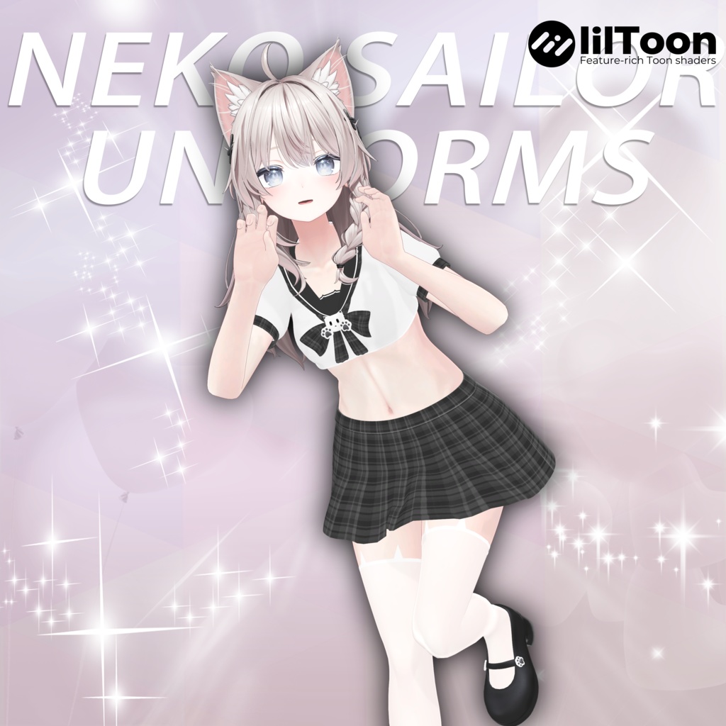 7アバター対応猫の制服 neko sailor uniforms