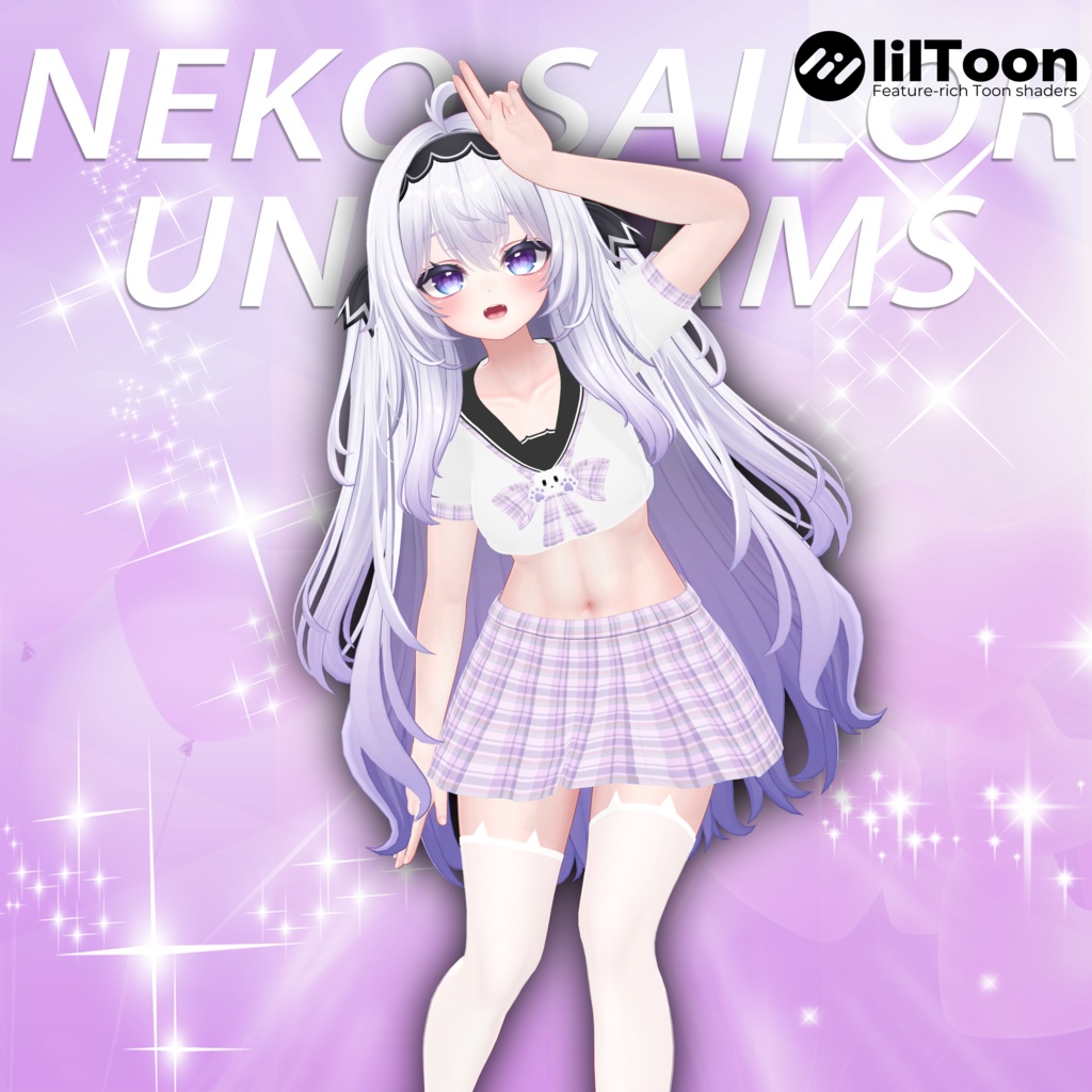 7アバター対応猫の制服 neko sailor uniforms