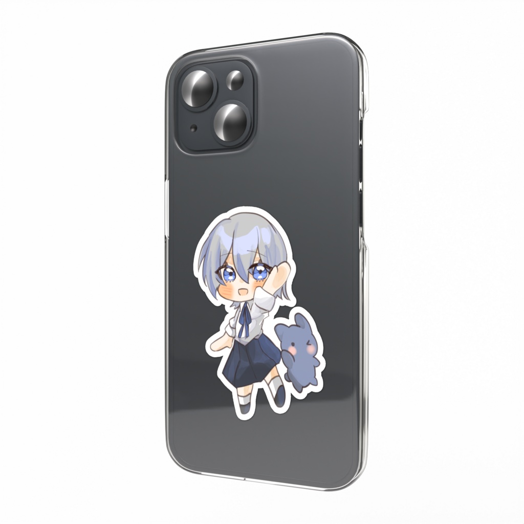 世界ちゃんとかきぴー　スマホステッカー