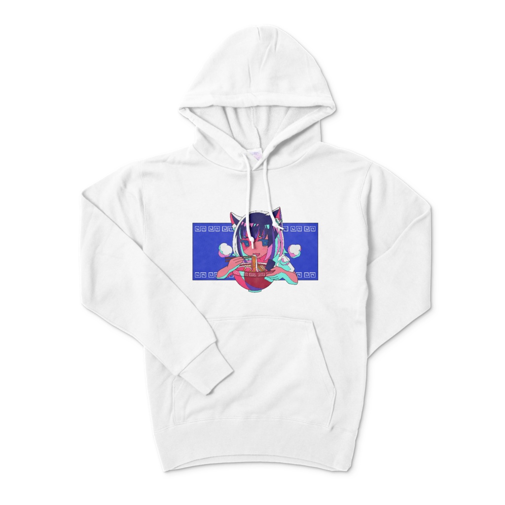 【パーカー】辛いラーメン大好き紺ちゃん/カラー3種【儚牙紺】