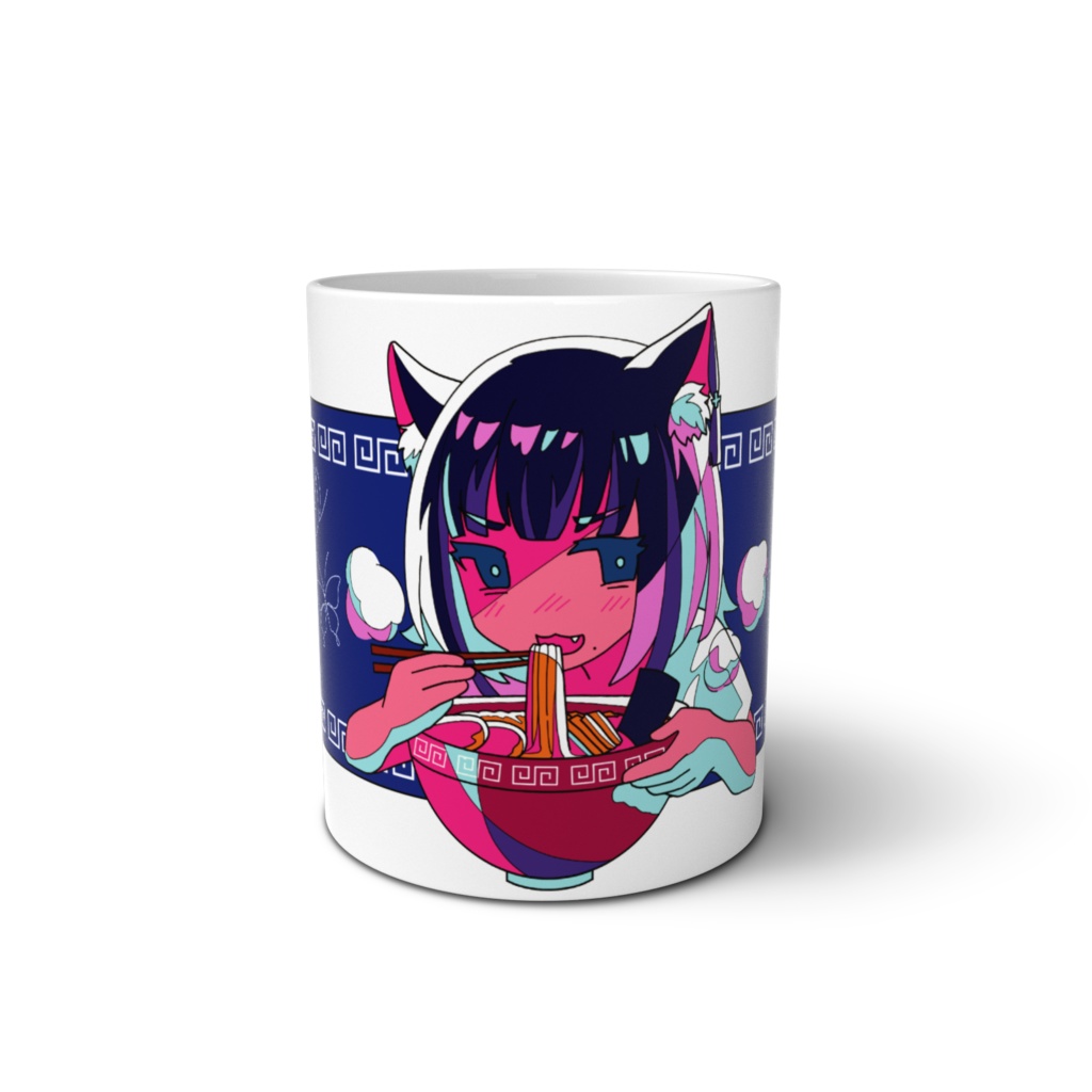 【マグカップ】辛いラーメン大好き紺ちゃん【儚牙紺】
