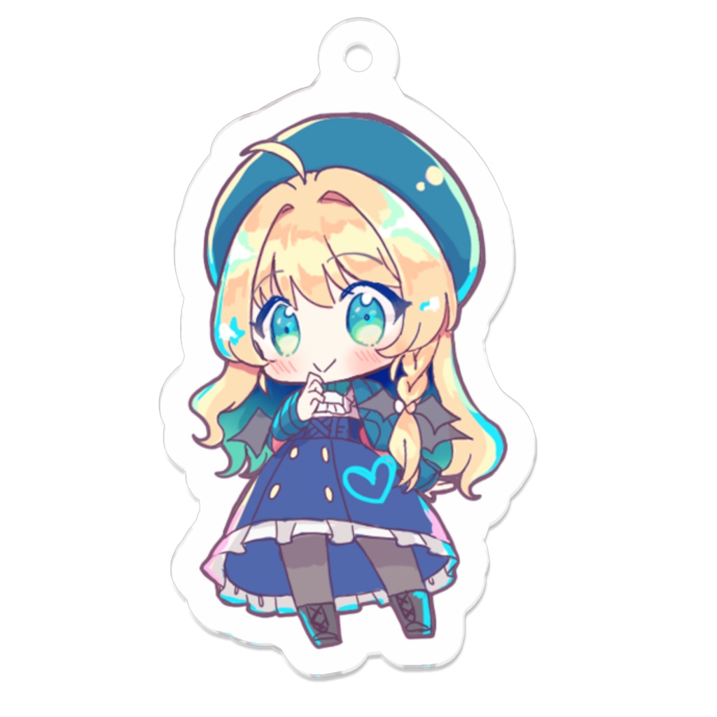緑魔キャロライン新衣装 私服 アクリルキーホルダー