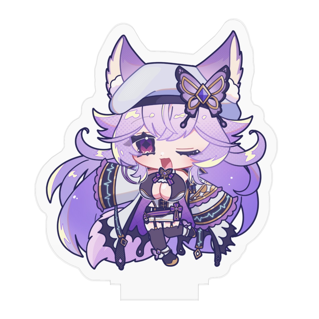 【レーヴェホルスト紫蘭1周年記念恒常グッズ】アクリルスタンド SDキャラver