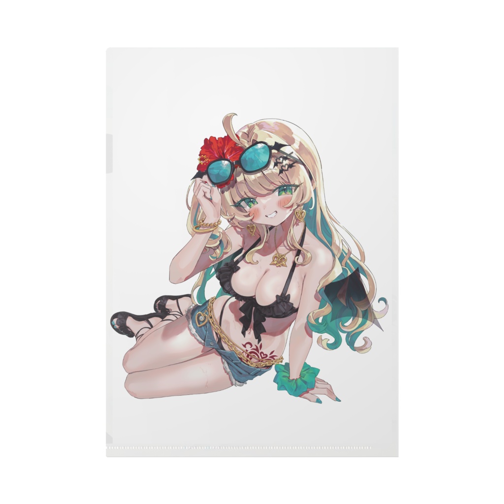 緑魔キャロライン 5周年記念恒常グッズ A4クリアファイル