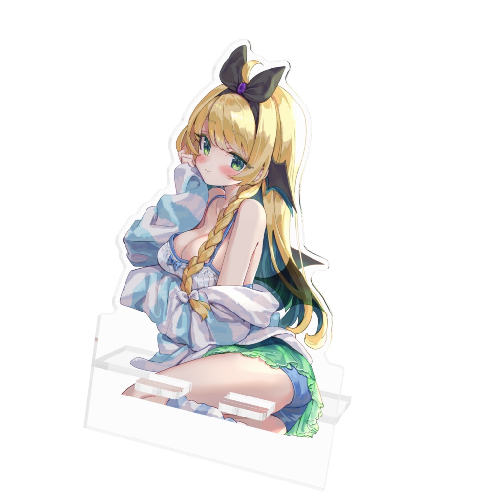 緑魔キャロライン　6周年記念恒常グッズ　アクリルスマホスタンド