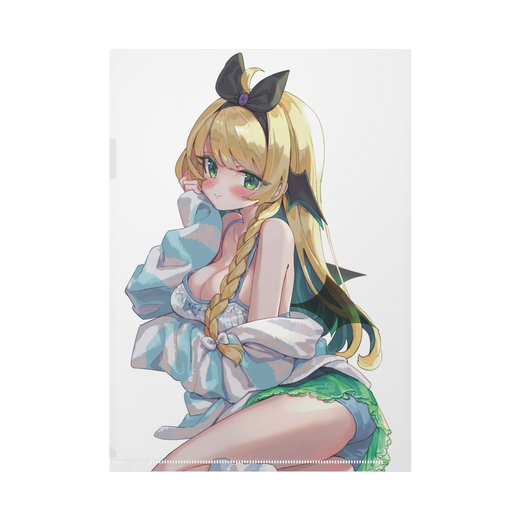 緑魔キャロライン 6周年記念恒常グッズ A4クリアファイル