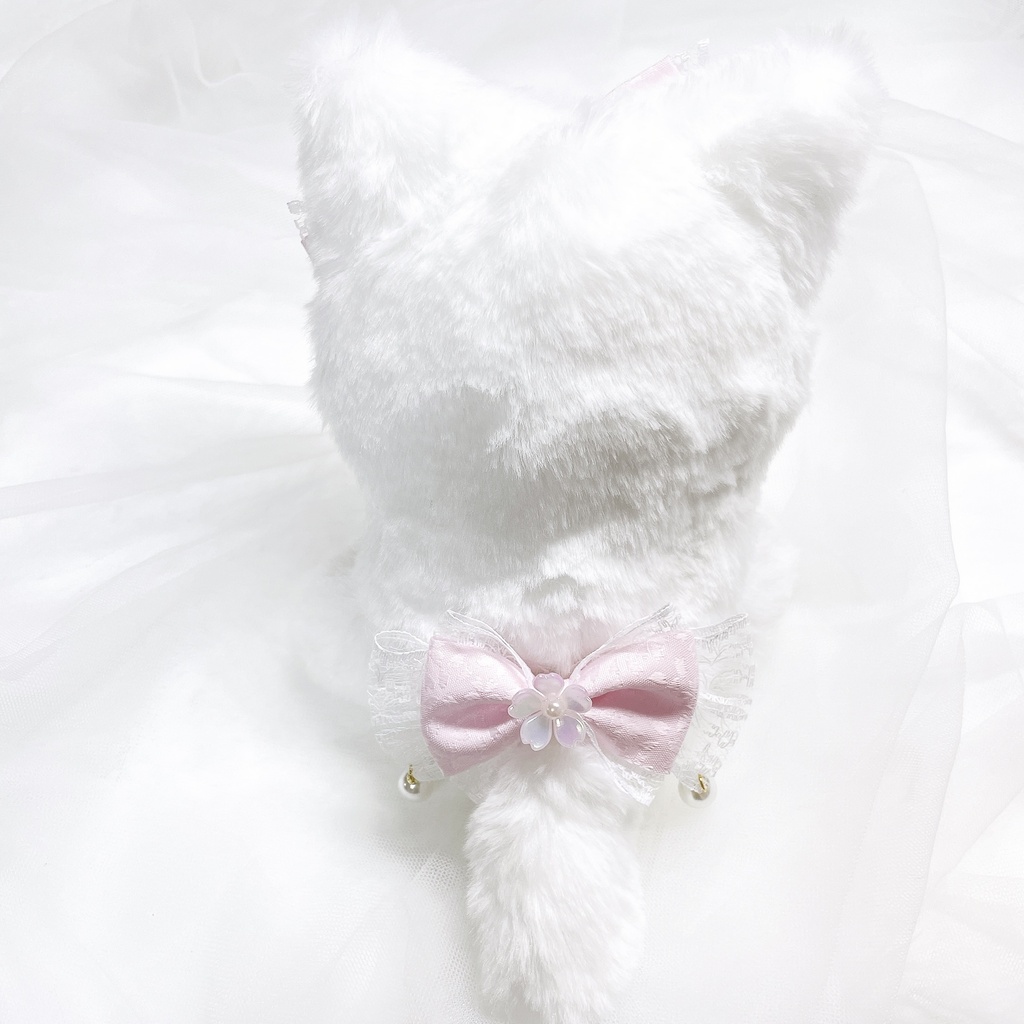 10cm~12cm おすわりぬい服 さくらねこ