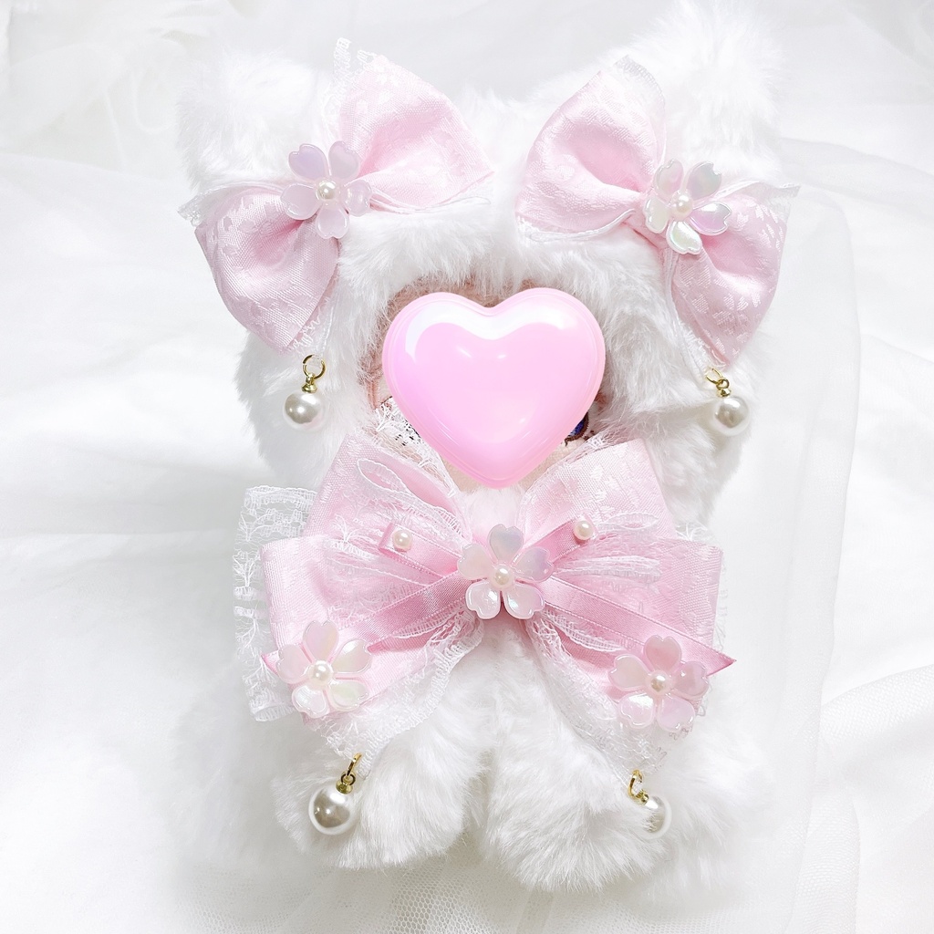 10cm~12cm おすわりぬい服 さくらねこ