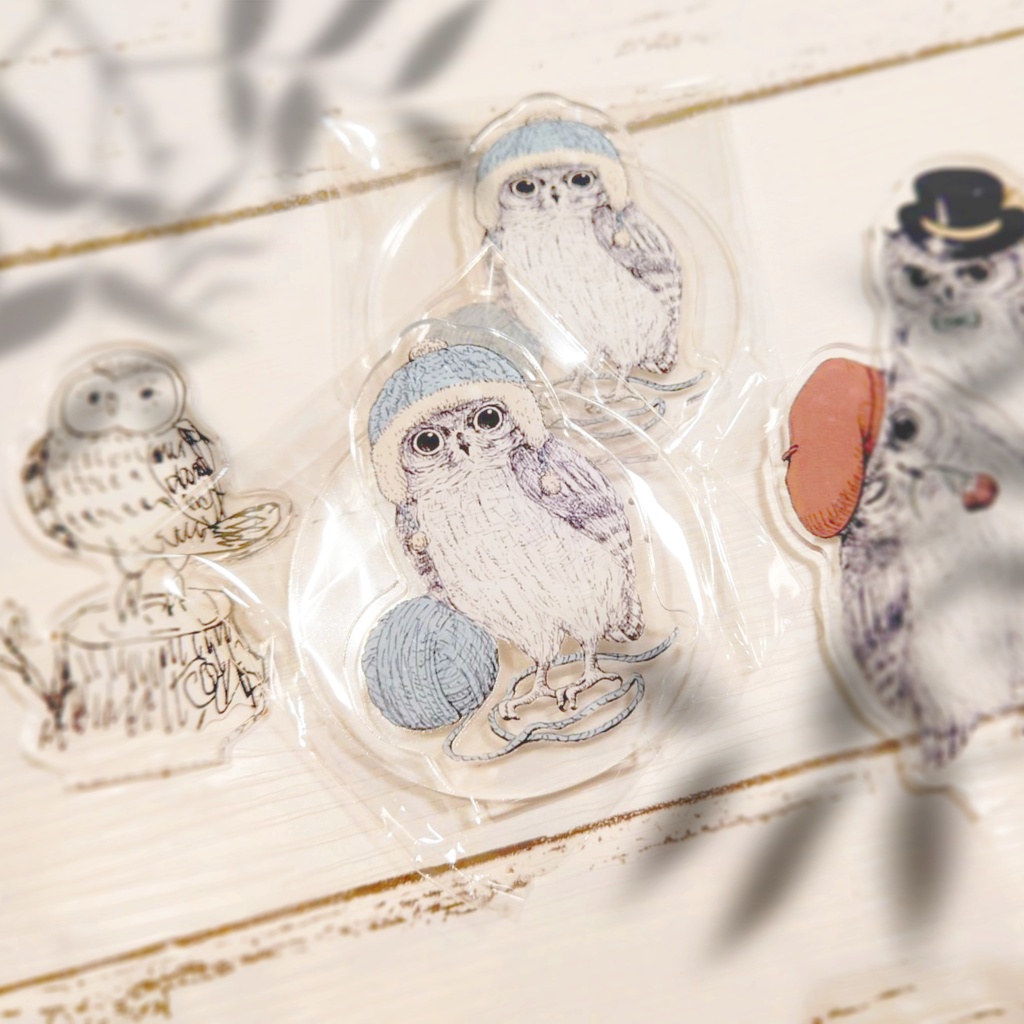 【再入荷】ふくろうのアクリルスタンド【全4種】