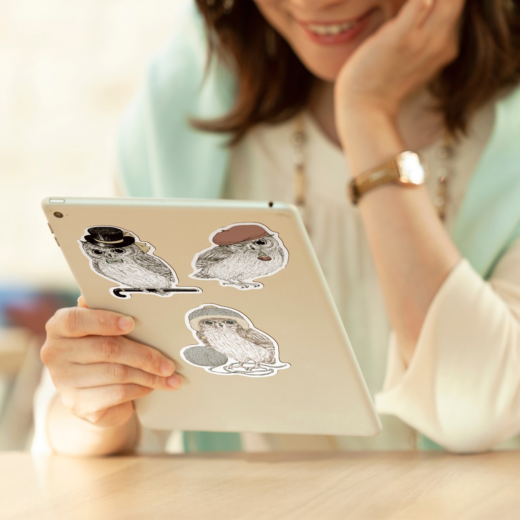 ふくろうのステッカーセット【全9種】