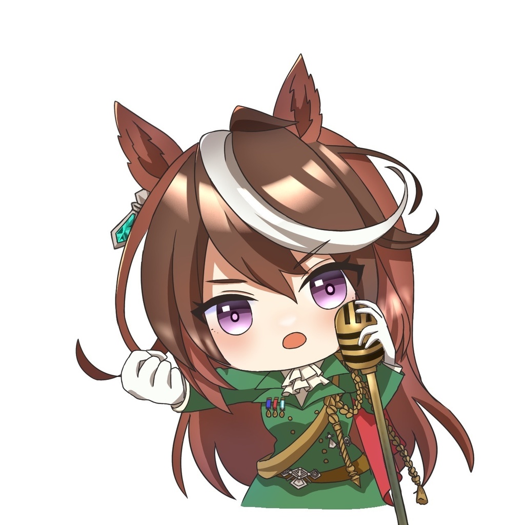 シンボリルドルフ　ウッドキーホルダー