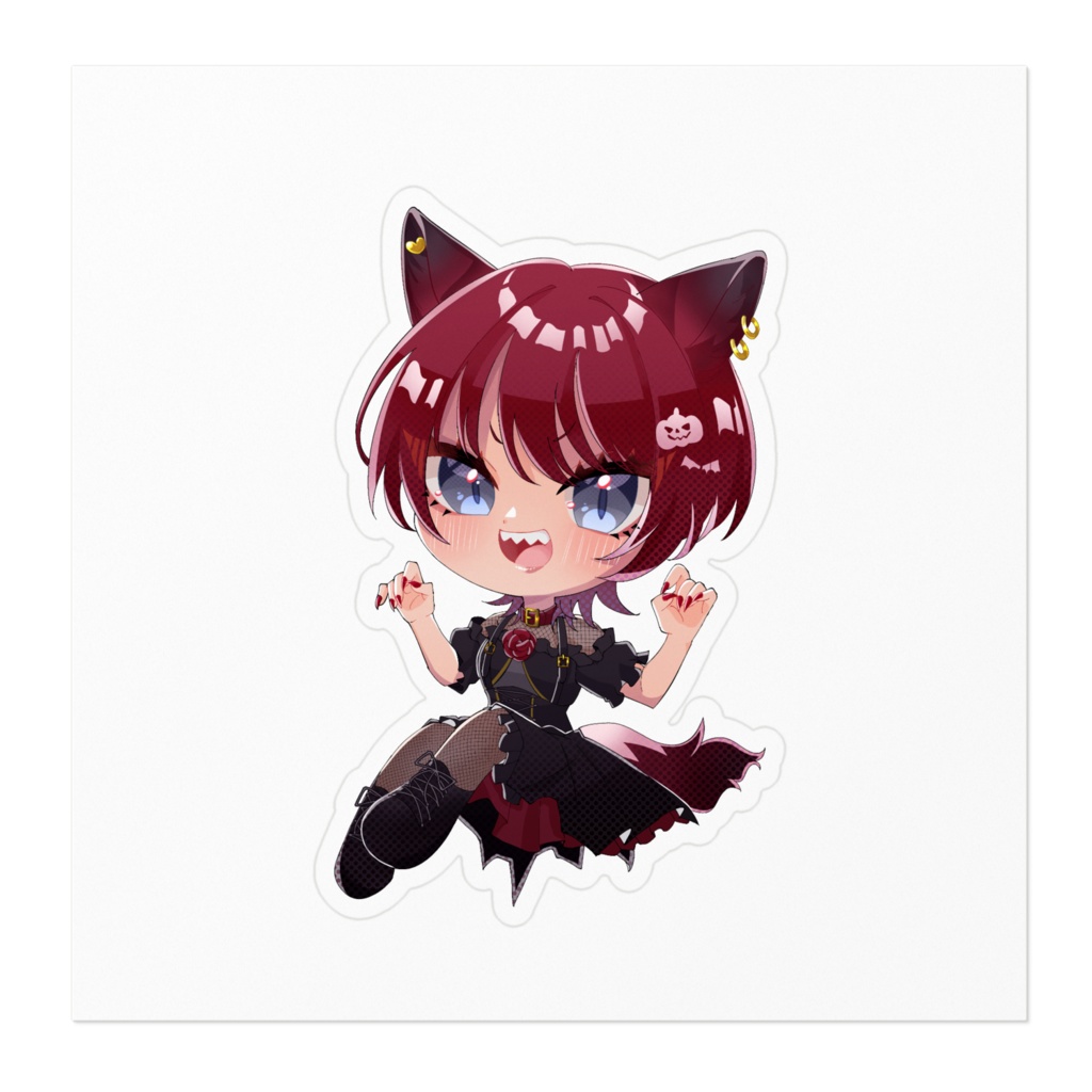 ケモ耳ちび海音ステッカー