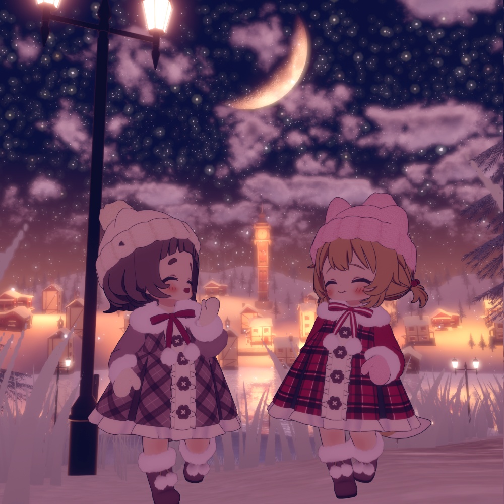 【VRChat衣装】もこもこーと&ほわほわんぴーす【ぽんとちゅね対応】