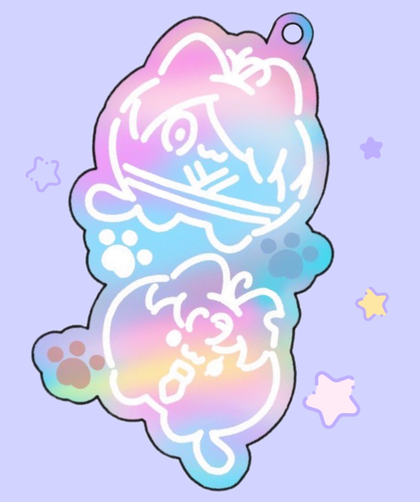 父水けだまオーロラアクキー