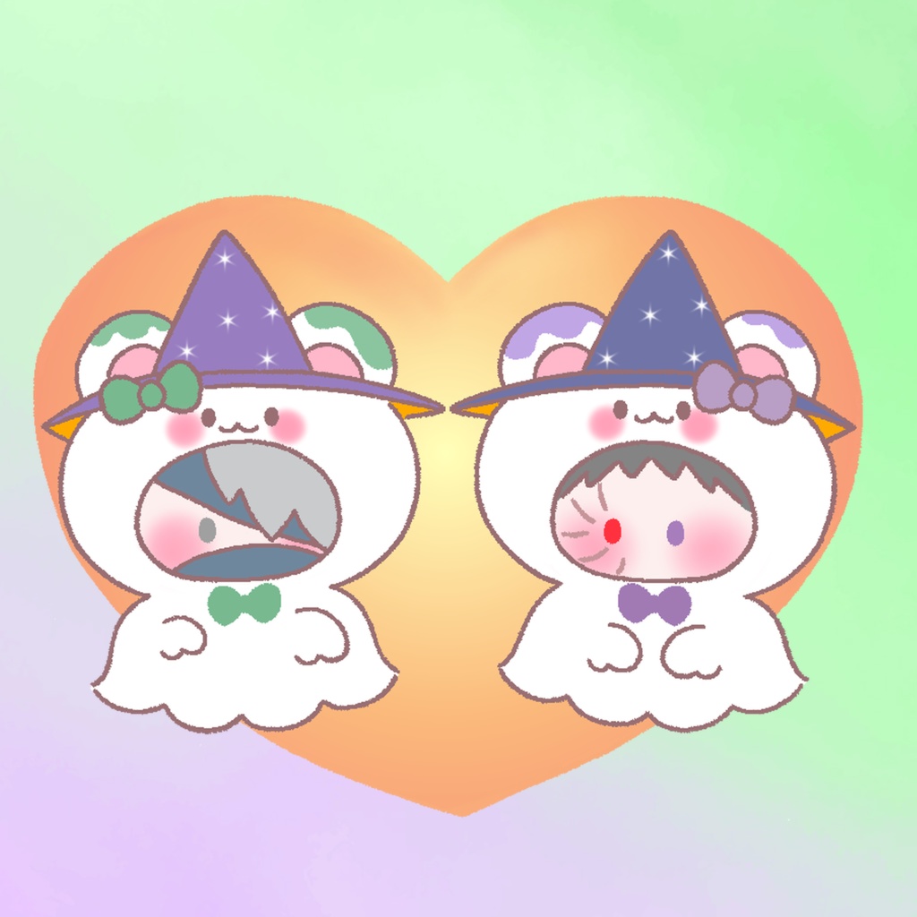 カカオビハロウィンアクキー 