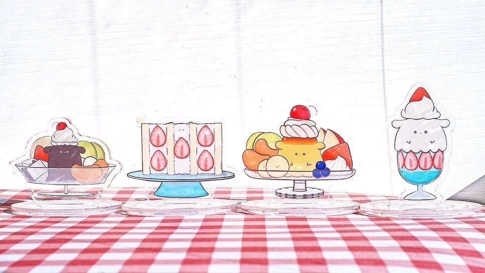 擬態妖精ミミカ 喫茶店 アクリルスタンド