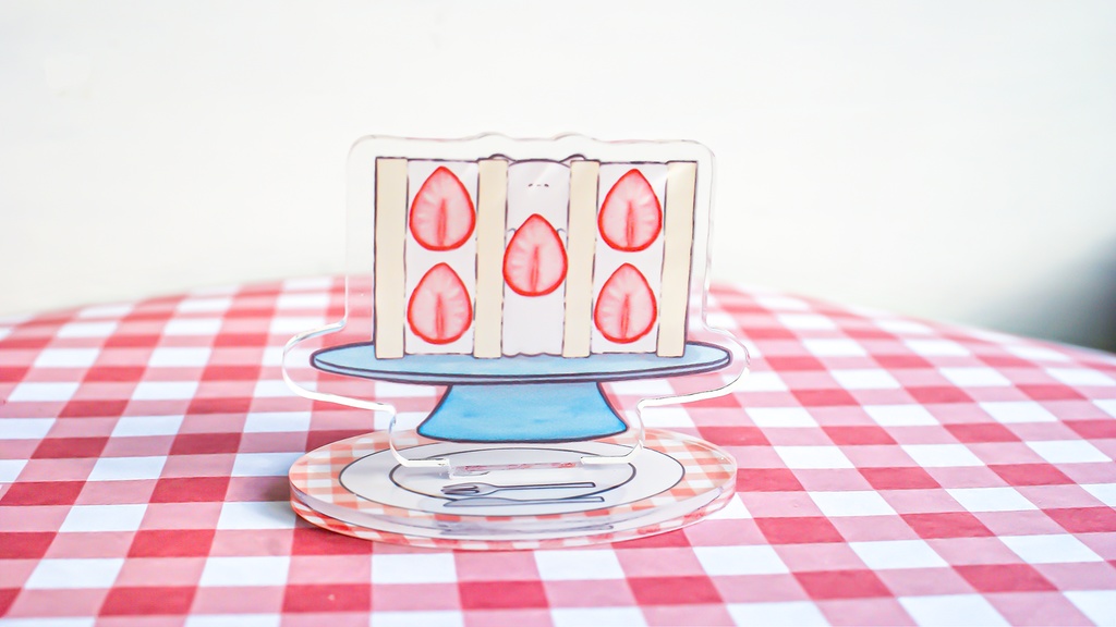 擬態妖精ミミカ 喫茶店 アクリルスタンド