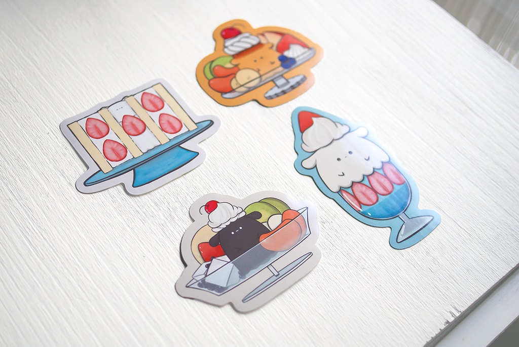 擬態妖精ミミカ 喫茶店シール