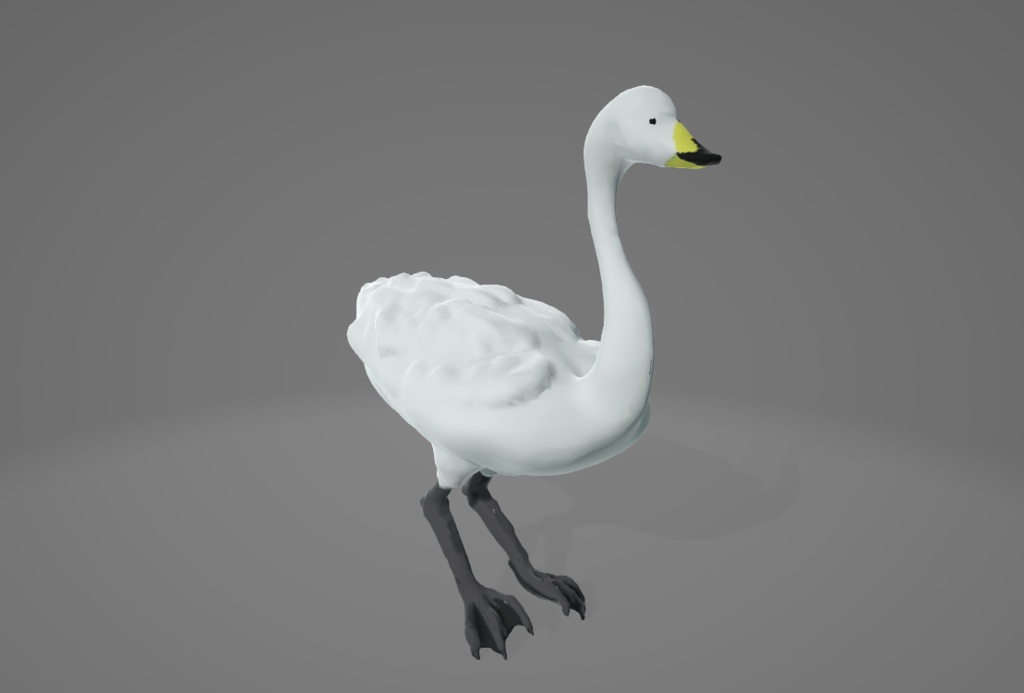 【3Dモデル】白鳥 ※無料あり