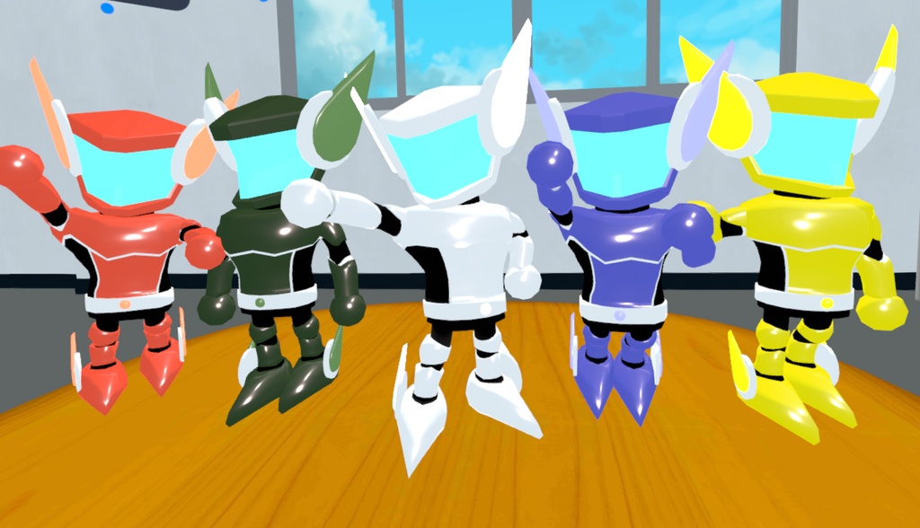 【cluster向けアバター/VRM】誰でもミニミニ変身ヒーロー