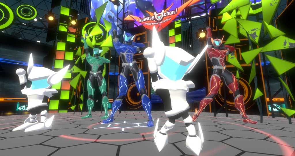 【cluster向けアバター/VRM】誰でもミニミニ変身ヒーロー