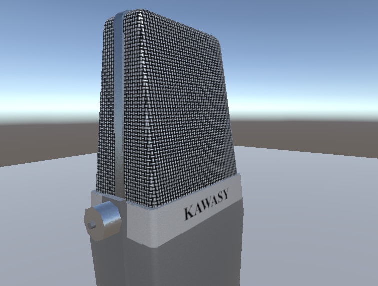 【無料】漫才のマイク_cluster用高さ調整ギミック付き