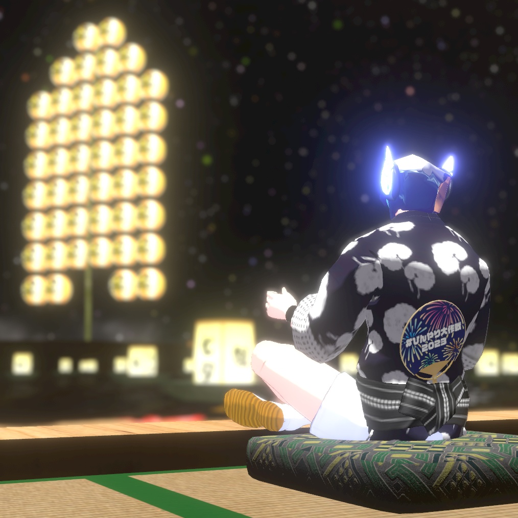 【無料】【VRoid衣装_カスタムアイテム】秋田県の竿燈祭りセット