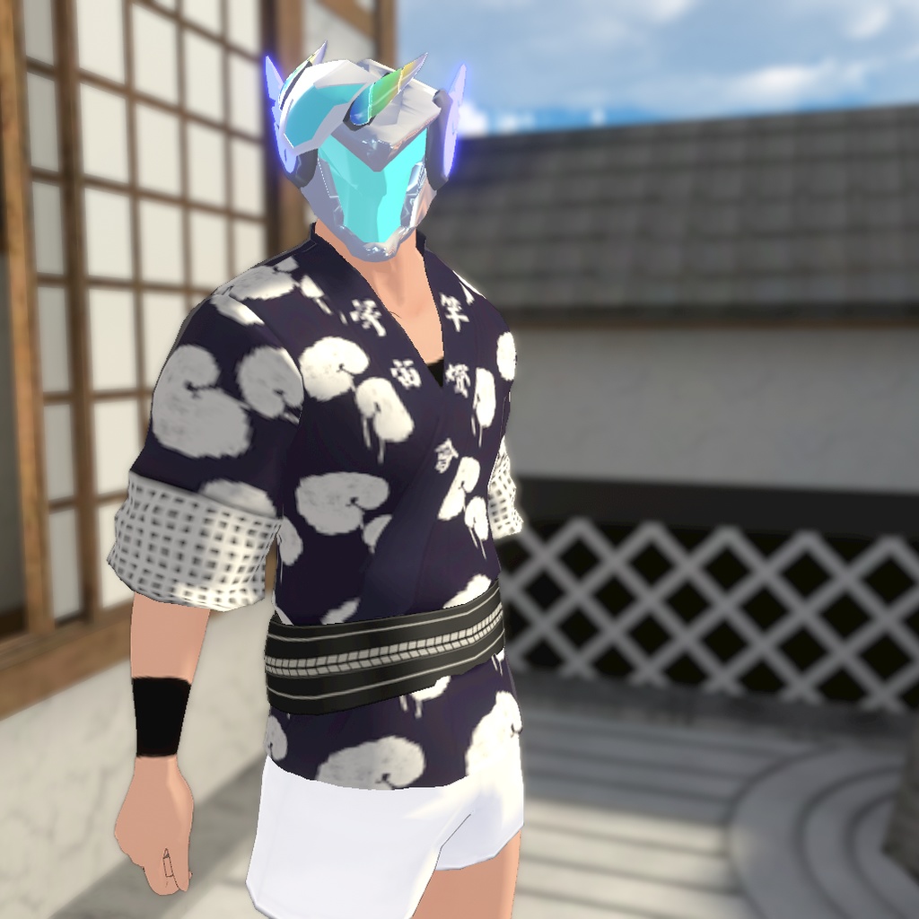 【無料】【VRoid衣装_カスタムアイテム】秋田県の竿燈祭りセット